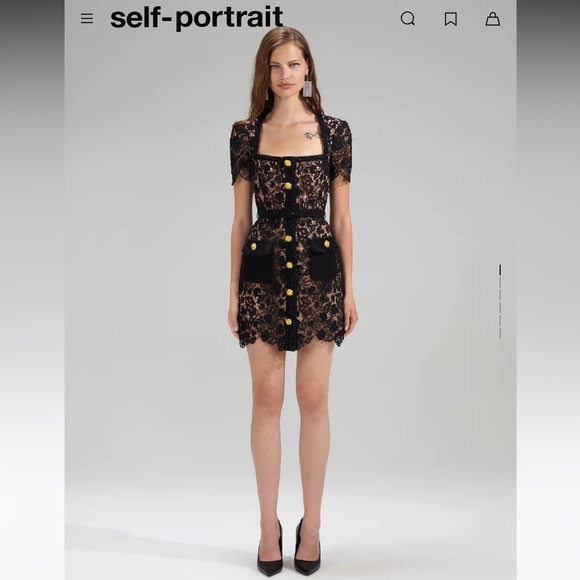 Self Portrait Lace Dress - Picture 3 of 7